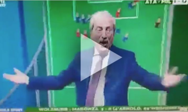 Tiziano Crudeli i jego REAKCJA na gola Piątka! :D [VIDEO]